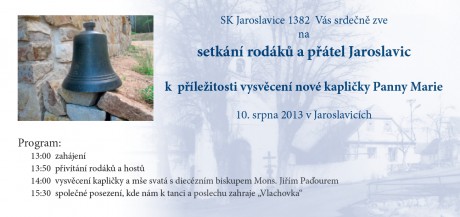 pozvánka SK Jaroslavice