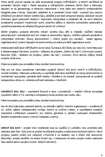 výroční zpráva 2013 strana 3